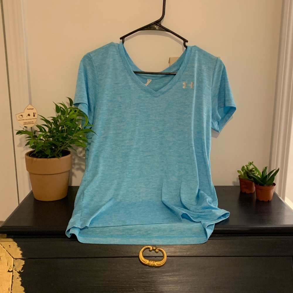 Under Armour Blue Workout Shirt (m)